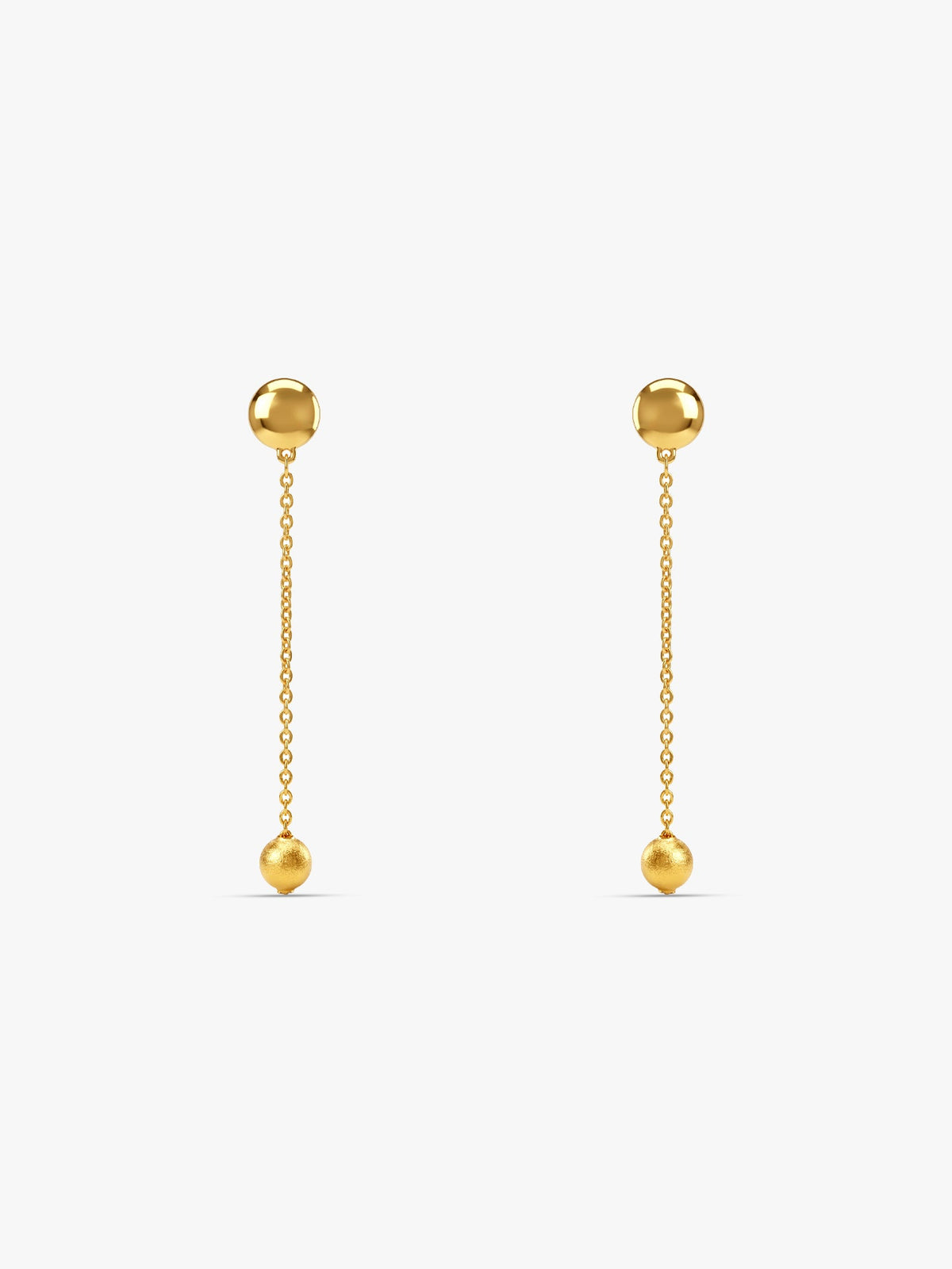Golden Treasure Dangler Earrings