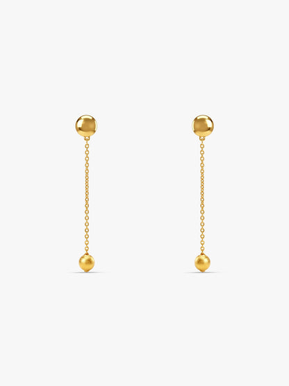 Golden Treasure Dangler Earrings