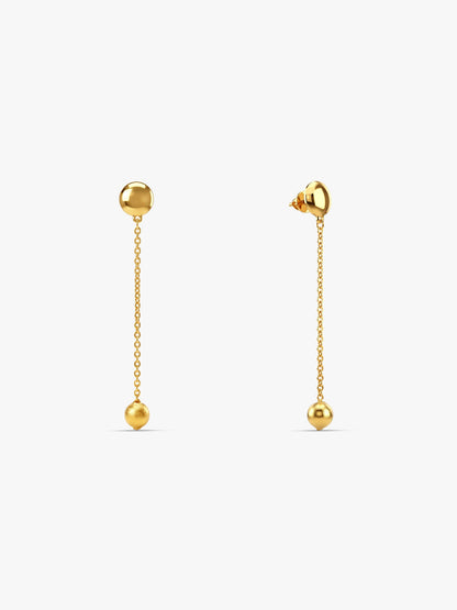 Golden Treasure Dangler Earrings