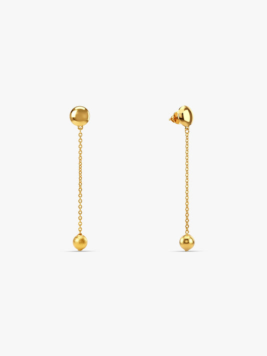 Golden Treasure Dangler Earrings