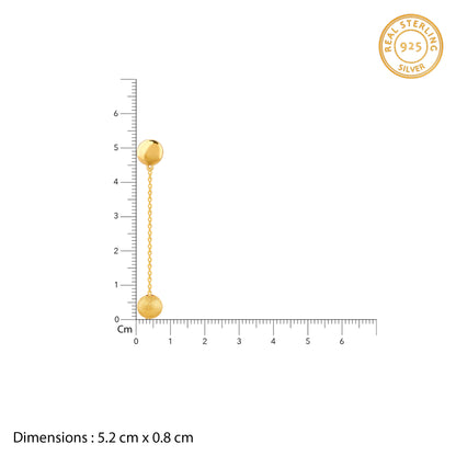 Golden Treasure Dangler Earrings