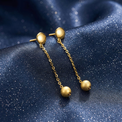 Golden Treasure Dangler Earrings
