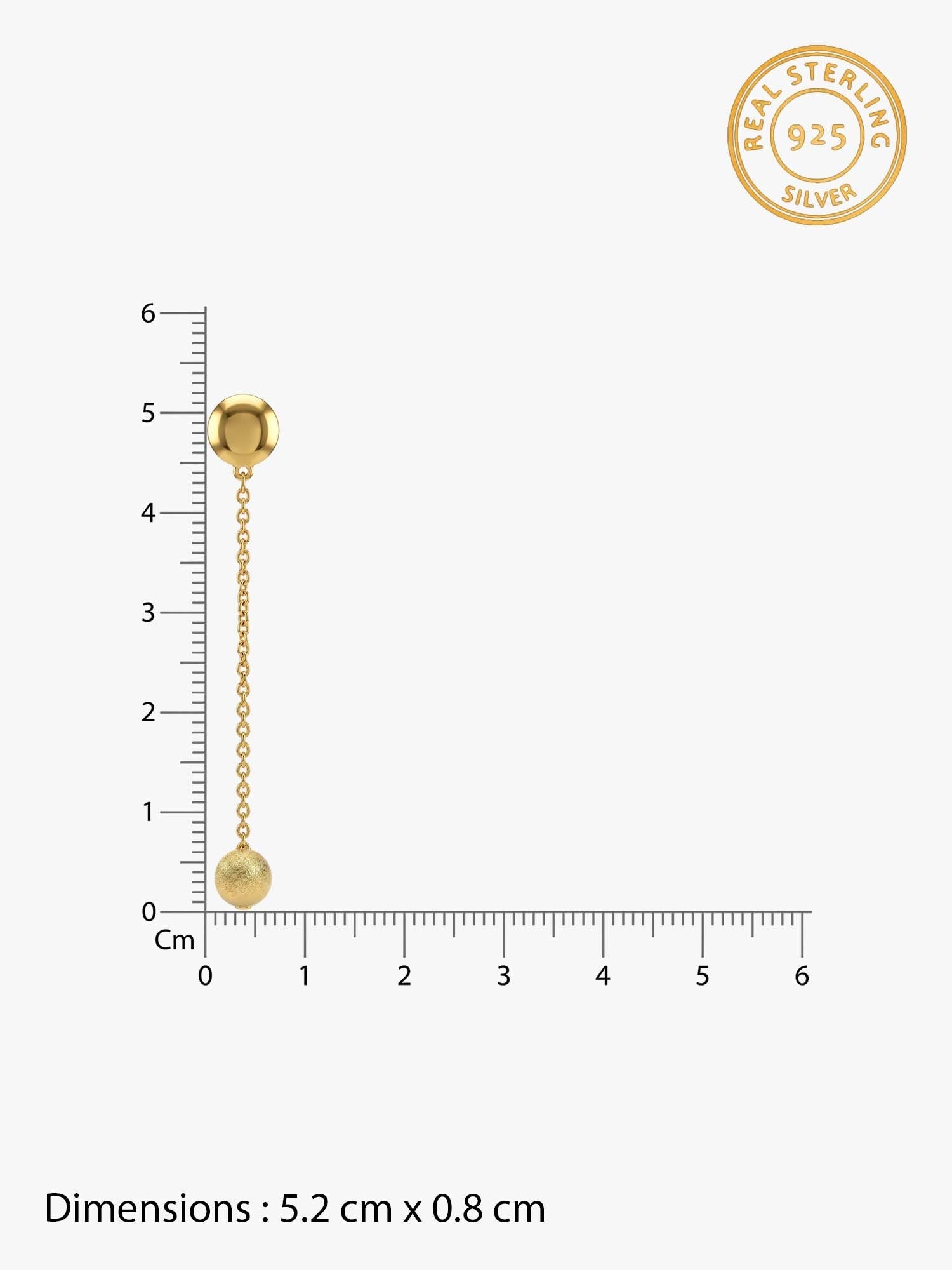 Golden Treasure Dangler Earrings
