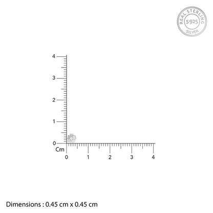 Silver Hibiscus Earrings