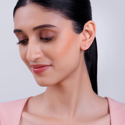 Silver Flower Bloom Earrings