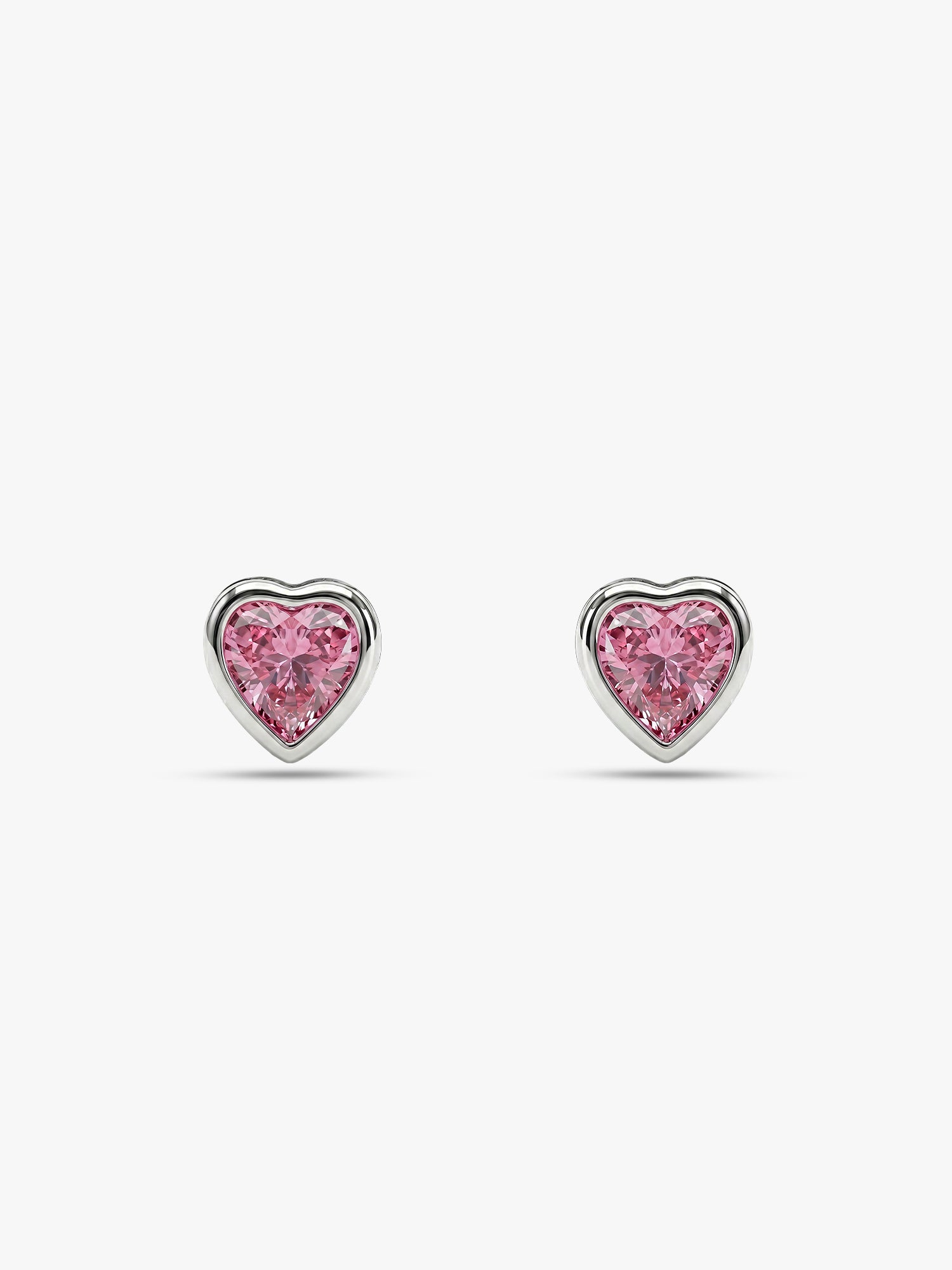 Silver Blush Beat Studs