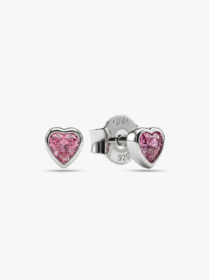Silver Blush Beat Studs