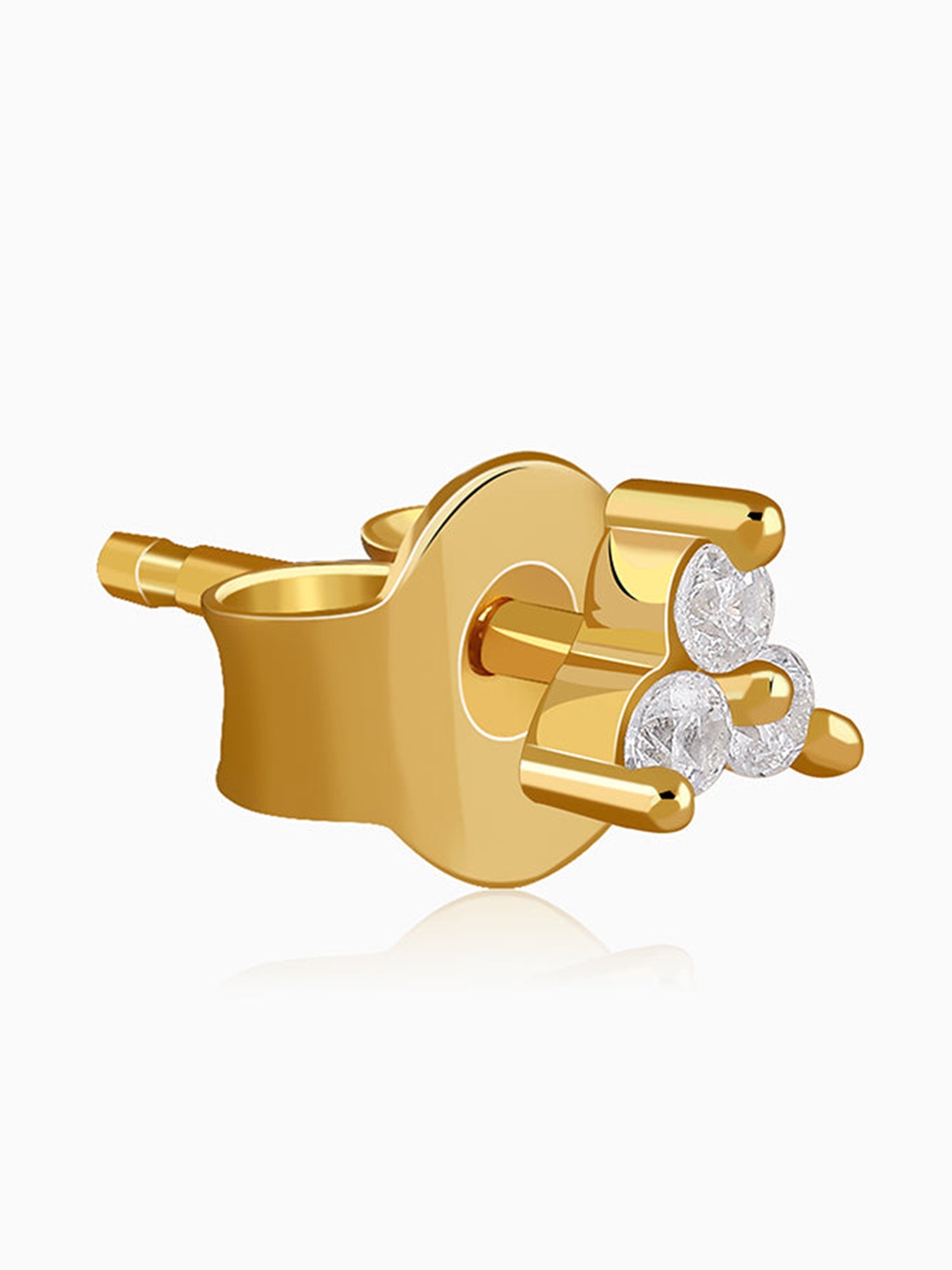 Golden Apex Stud Earrings