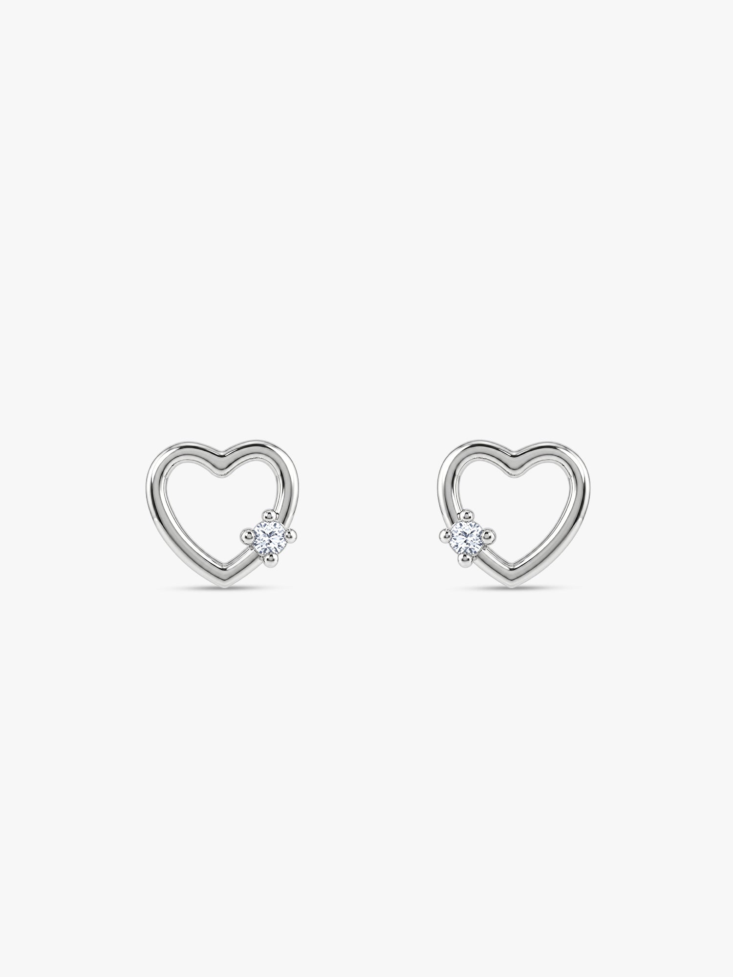 Silver Beloved Stud Earrings