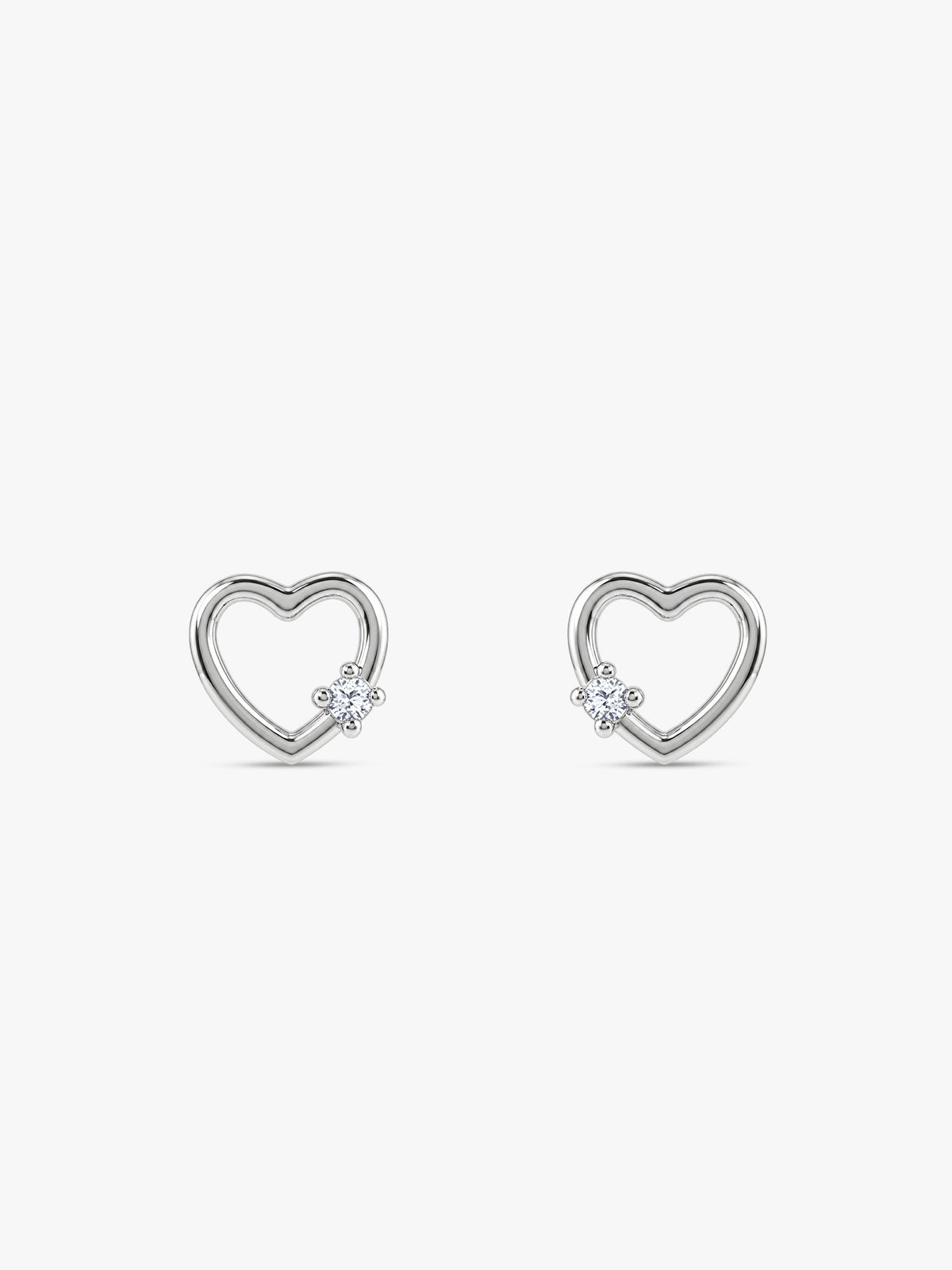 Silver Beloved Stud Earrings