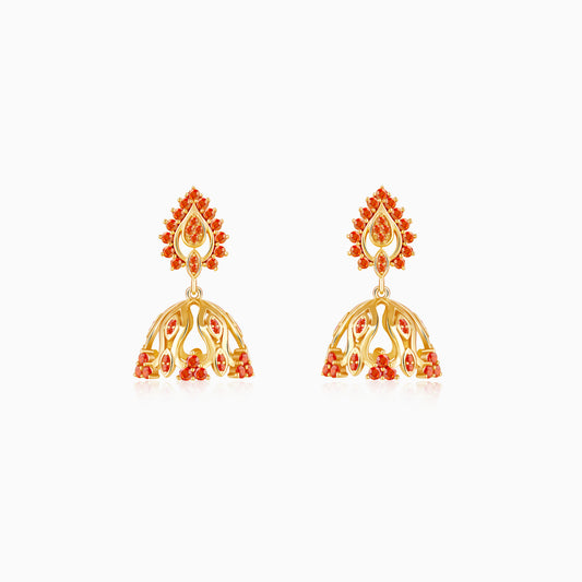 Golden Zafira Crown Earrings