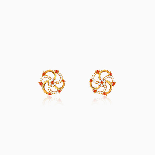 Golden Arianrhod Earrings