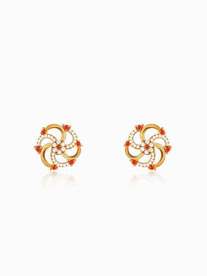 Golden Arianrhod Earrings