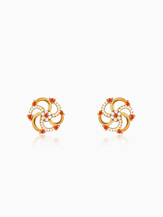Golden Arianrhod Earrings