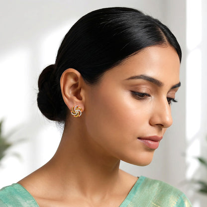 Golden Arianrhod Earrings