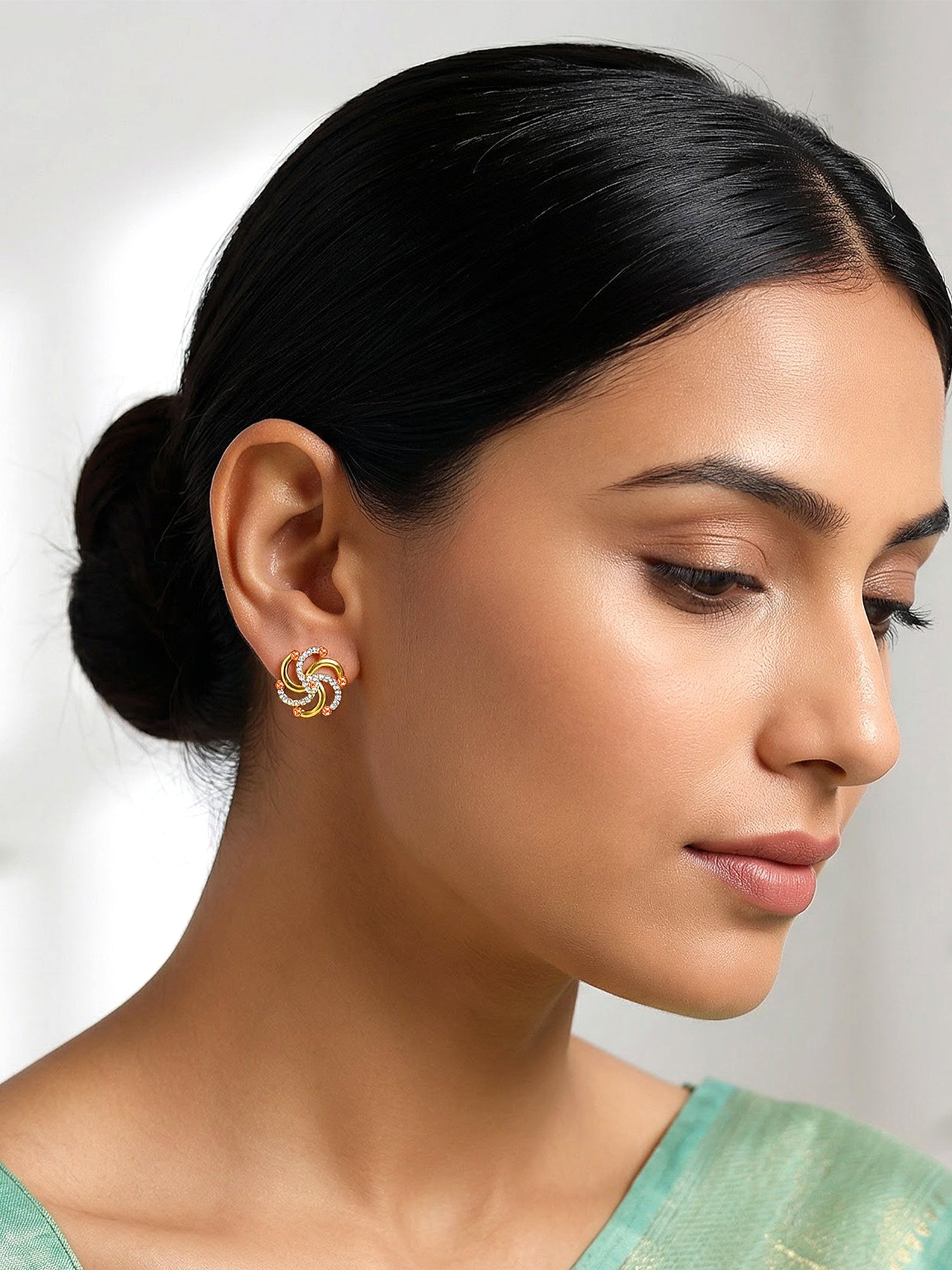 Golden Arianrhod Earrings
