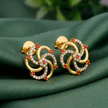 Golden Arianrhod Earrings