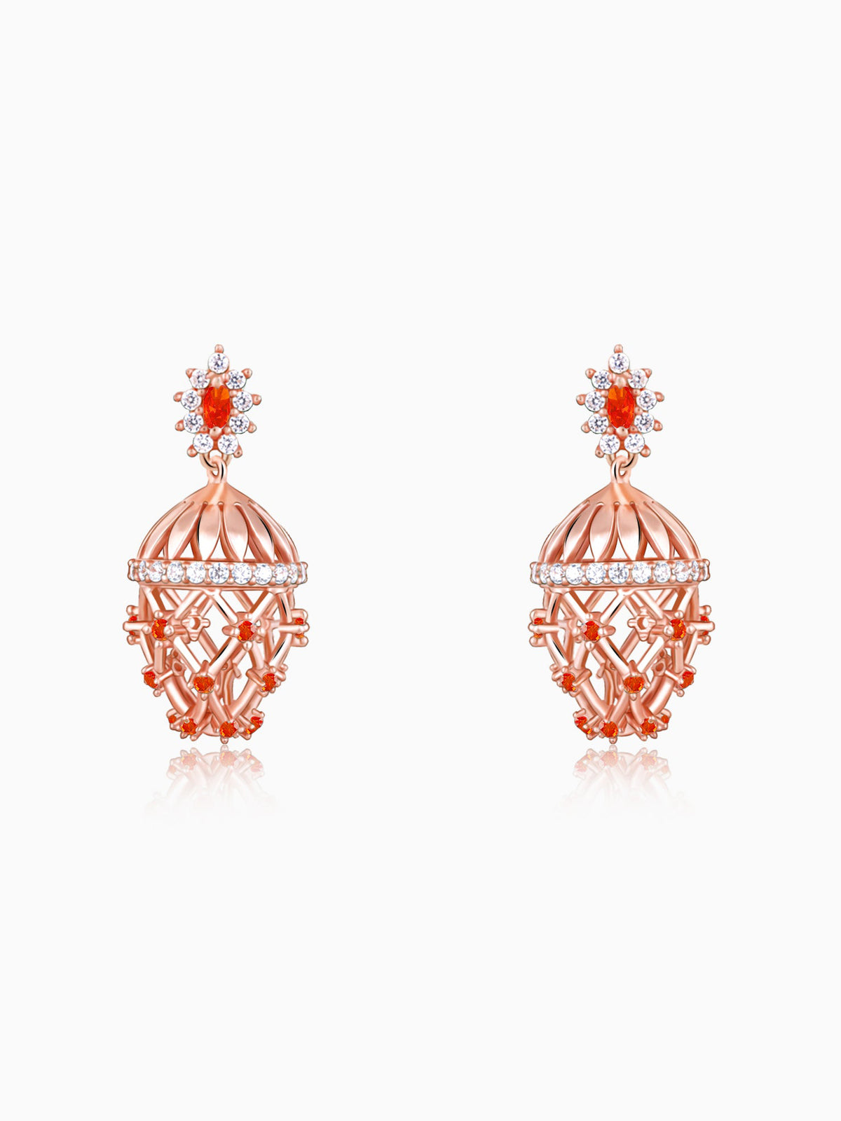 Rose Gold Amaterasu Earrings