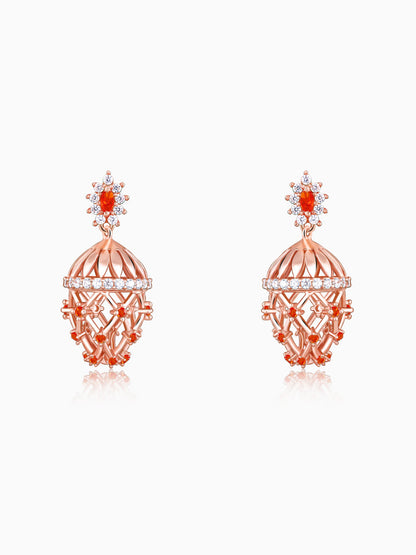 Rose Gold Amaterasu Earrings