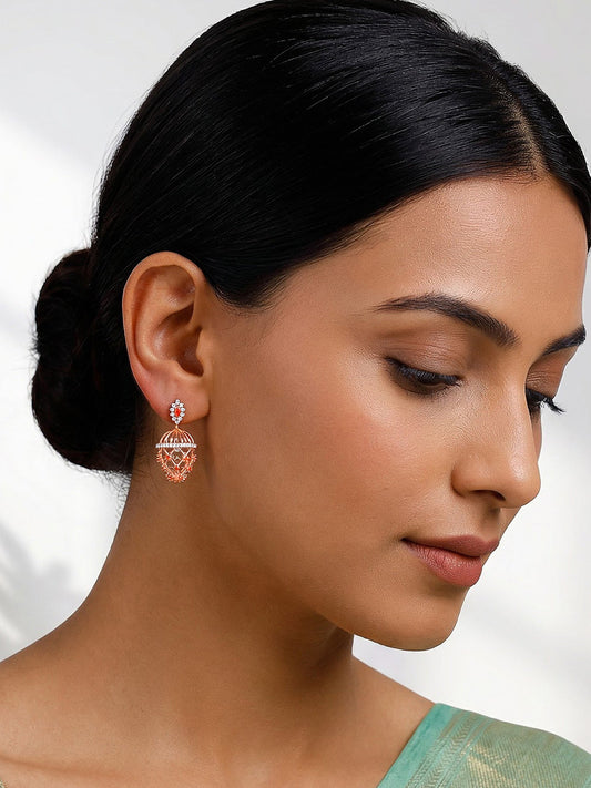 Rose Gold Amaterasu Earrings