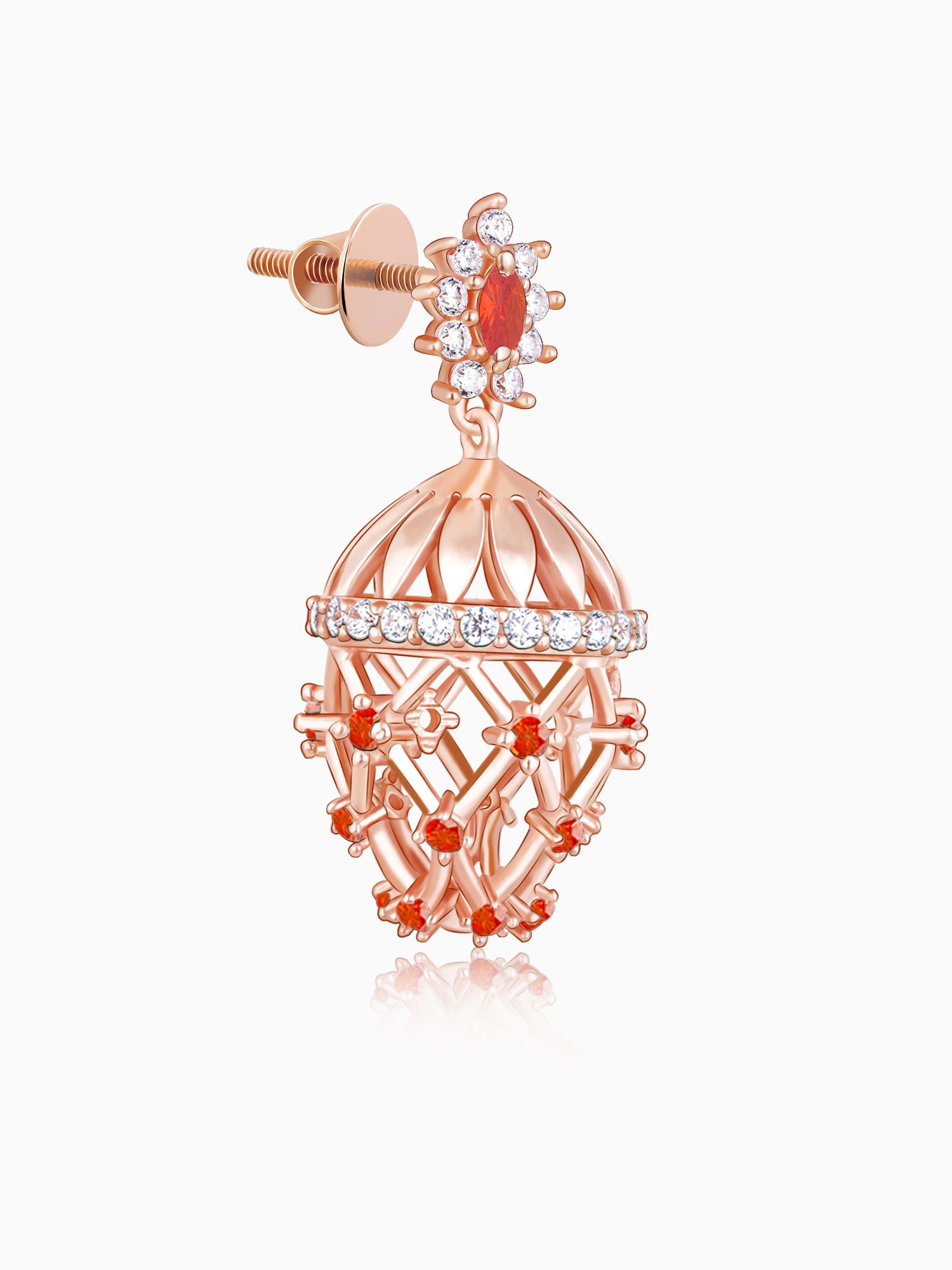 Rose Gold Amaterasu Earrings