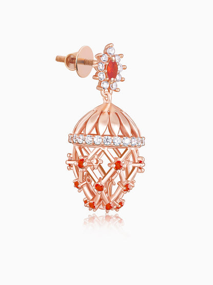 Rose Gold Amaterasu Earrings
