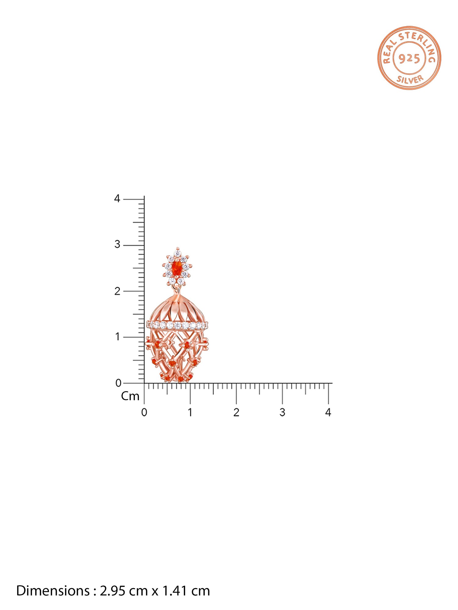 Rose Gold Amaterasu Earrings