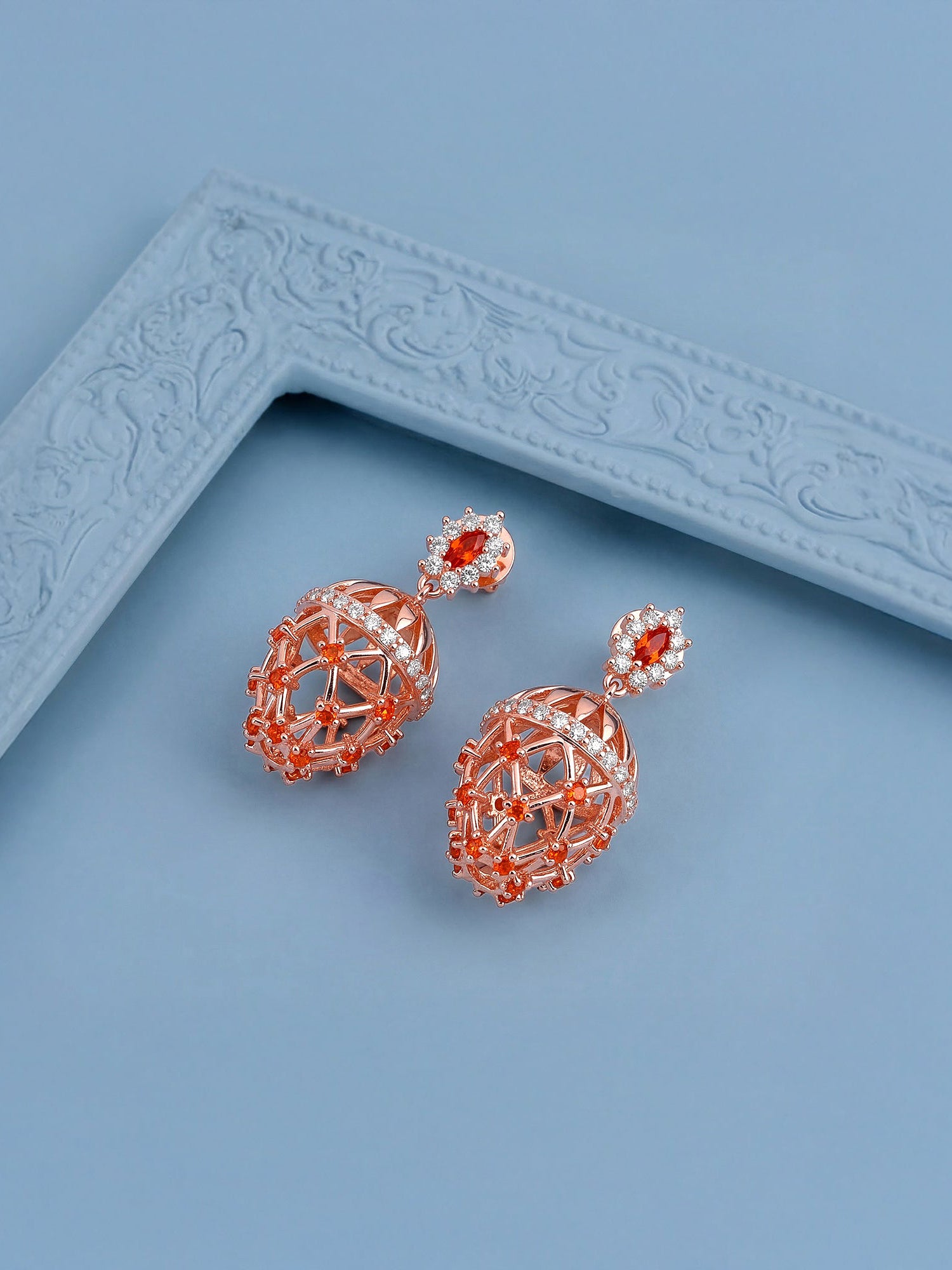 Rose Gold Amaterasu Earrings