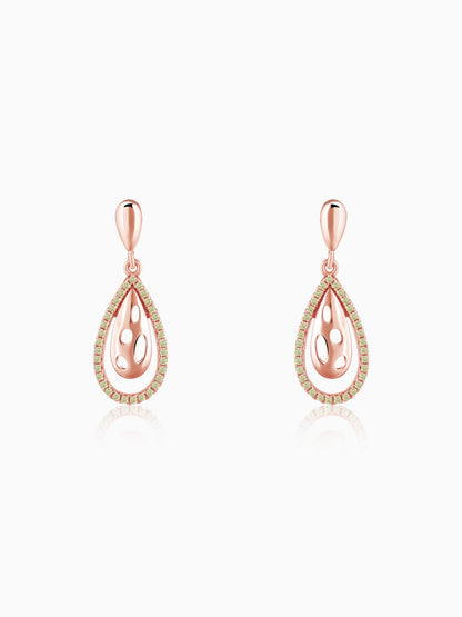 Rose Gold Meherika  Earrings