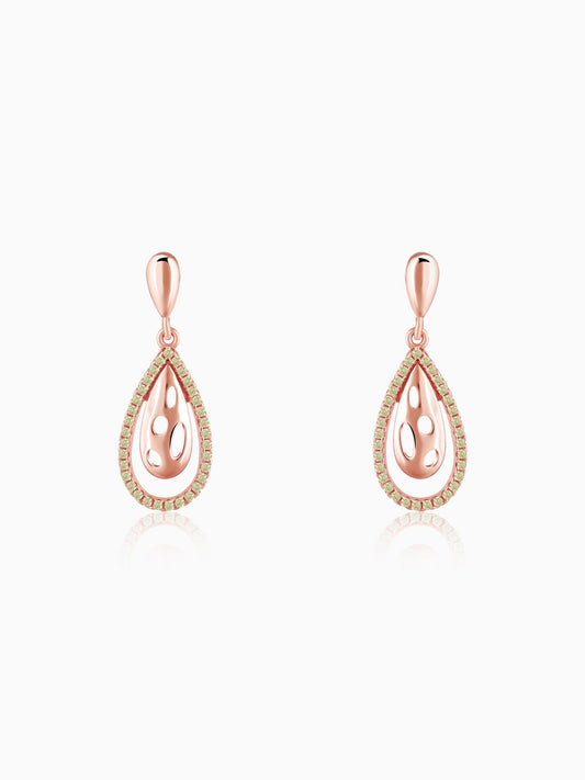 Rose Gold Meherika  Earrings