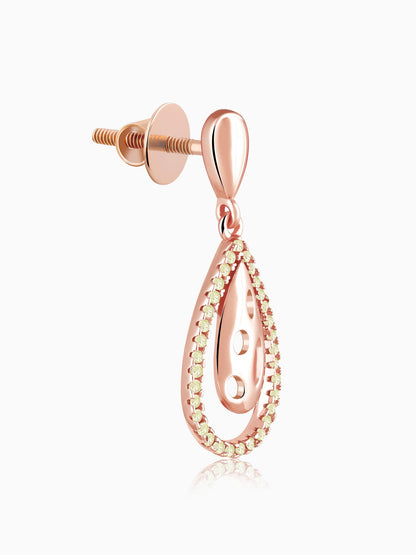 Rose Gold Meherika  Earrings