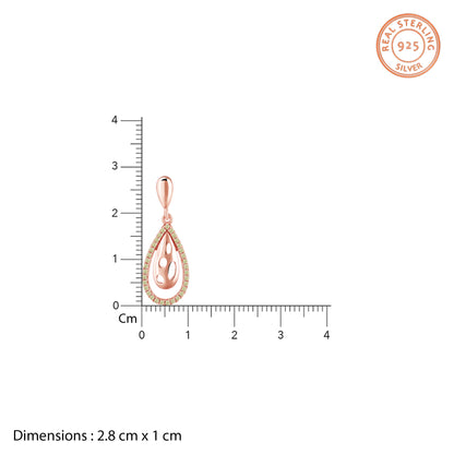 Rose Gold Meherika  Earrings