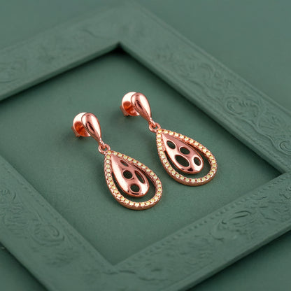Rose Gold Meherika  Earrings