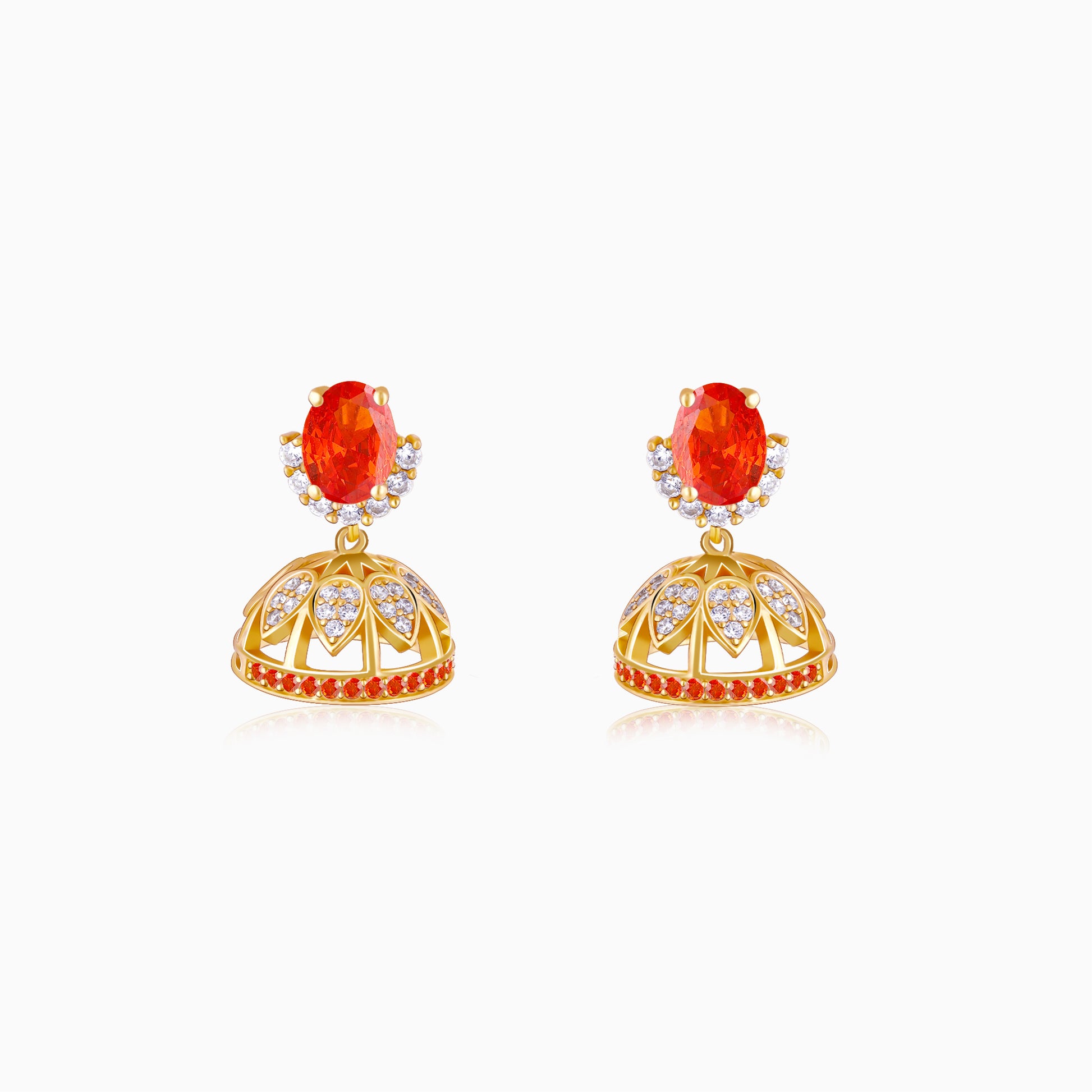 Golden Anuket Jhumki