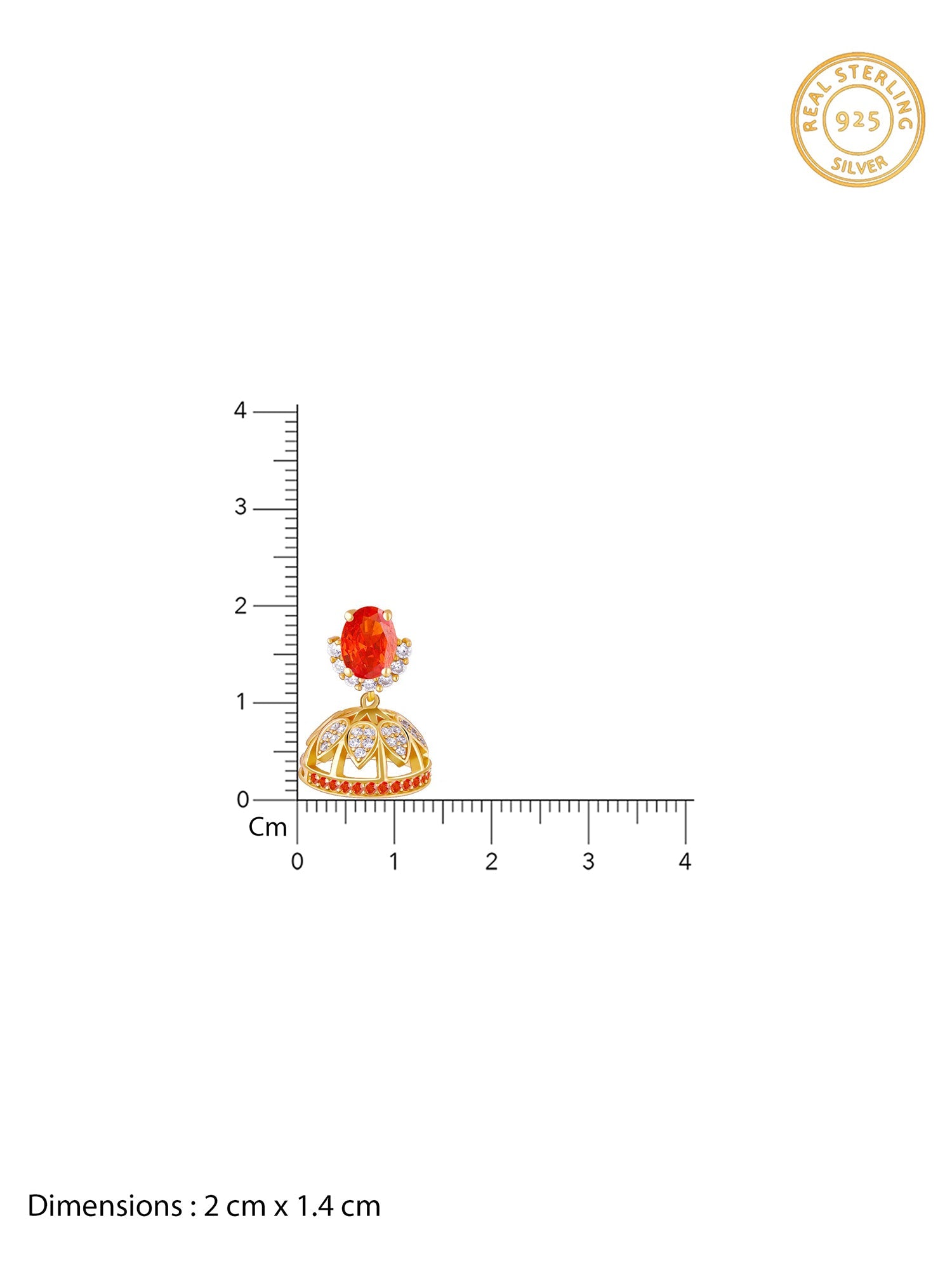 Golden Anuket Jhumki