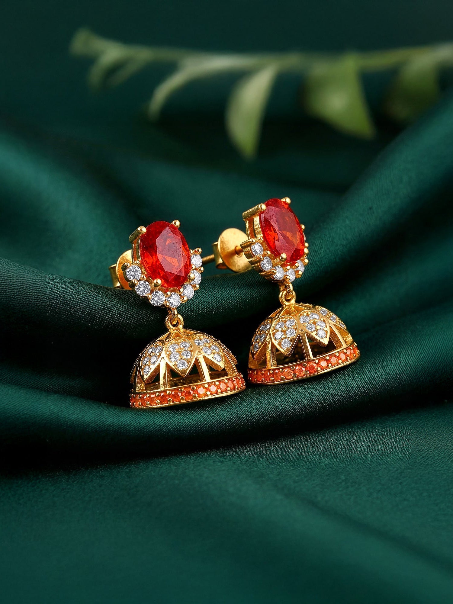 Golden Anuket Jhumki