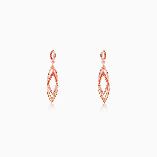 Rose Gold Ixchel Dangler Earrings