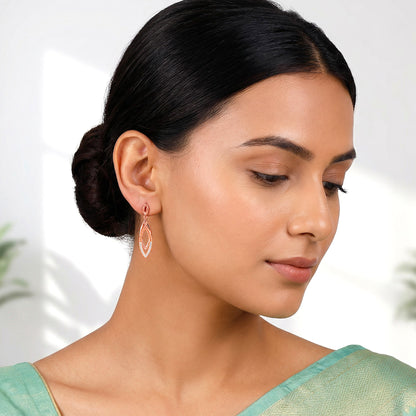 Rose Gold Ixchel Dangler Earrings