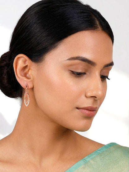 Rose Gold Ixchel Dangler Earrings