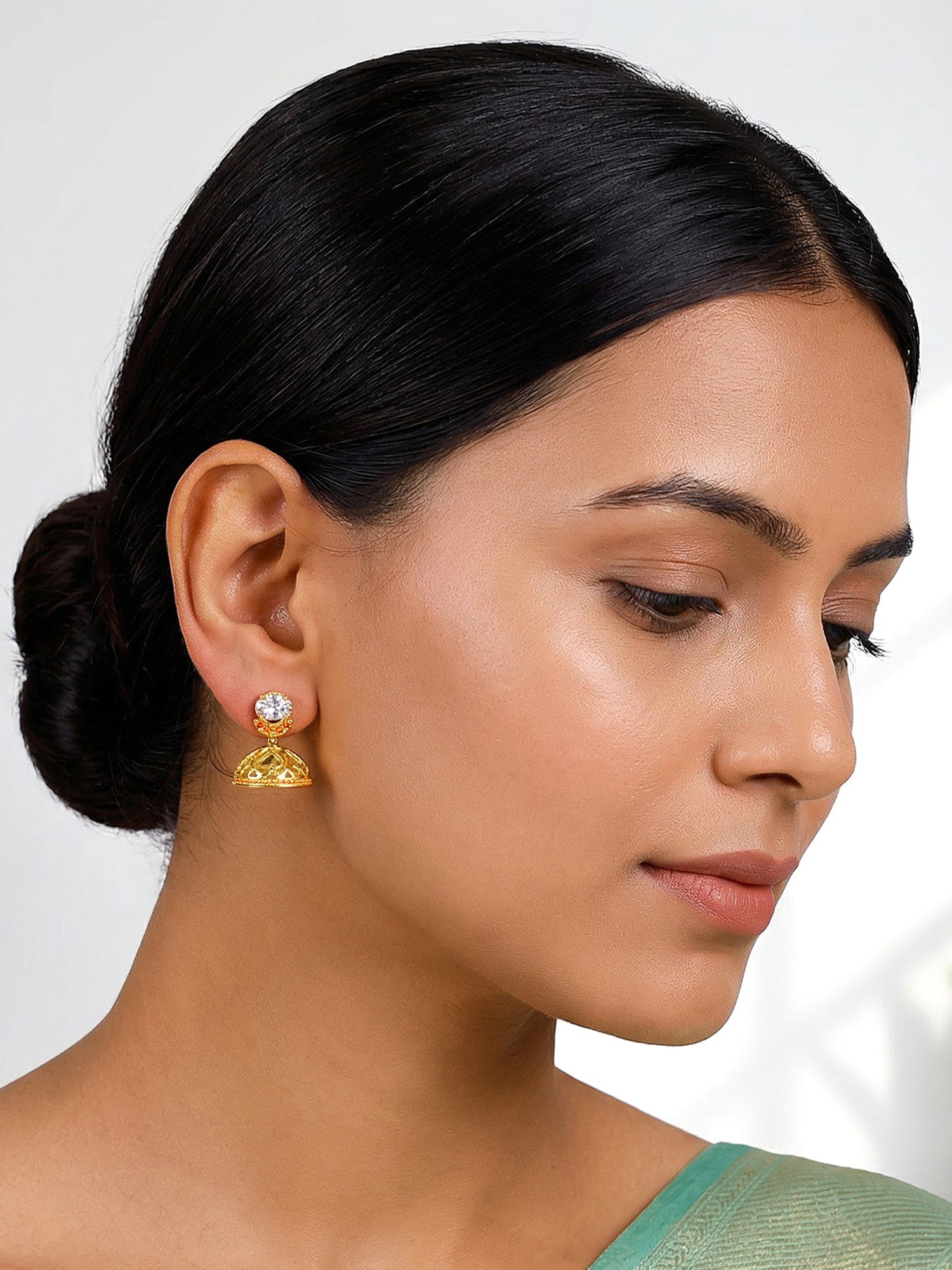 Golden Oshun Jhumki