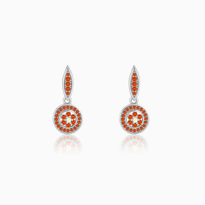 Silver Sekhmet Spark Earrings