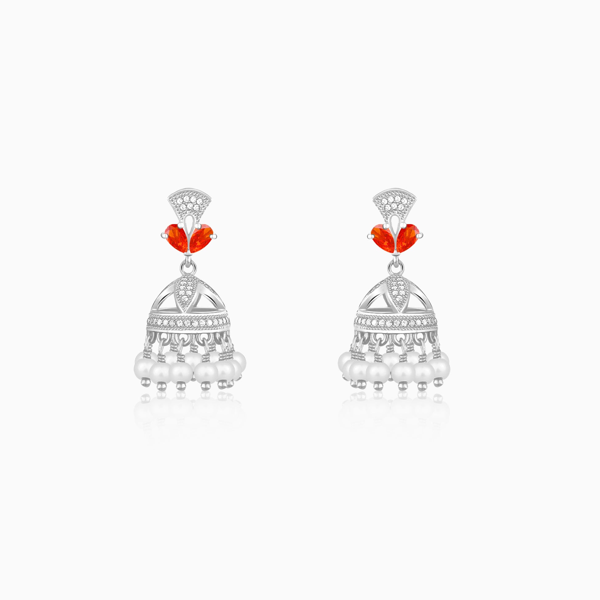 Silver Padmika Earrings