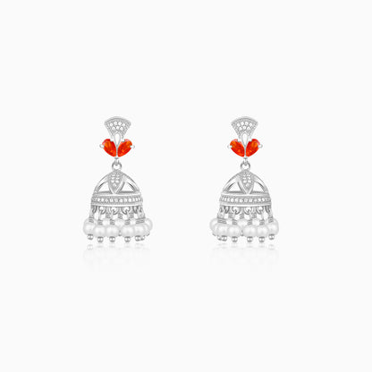 Silver Padmika Earrings