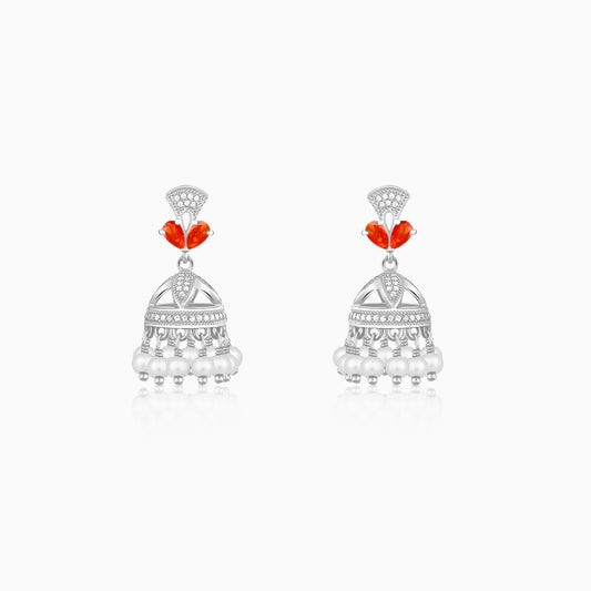 Silver Padmika Earrings