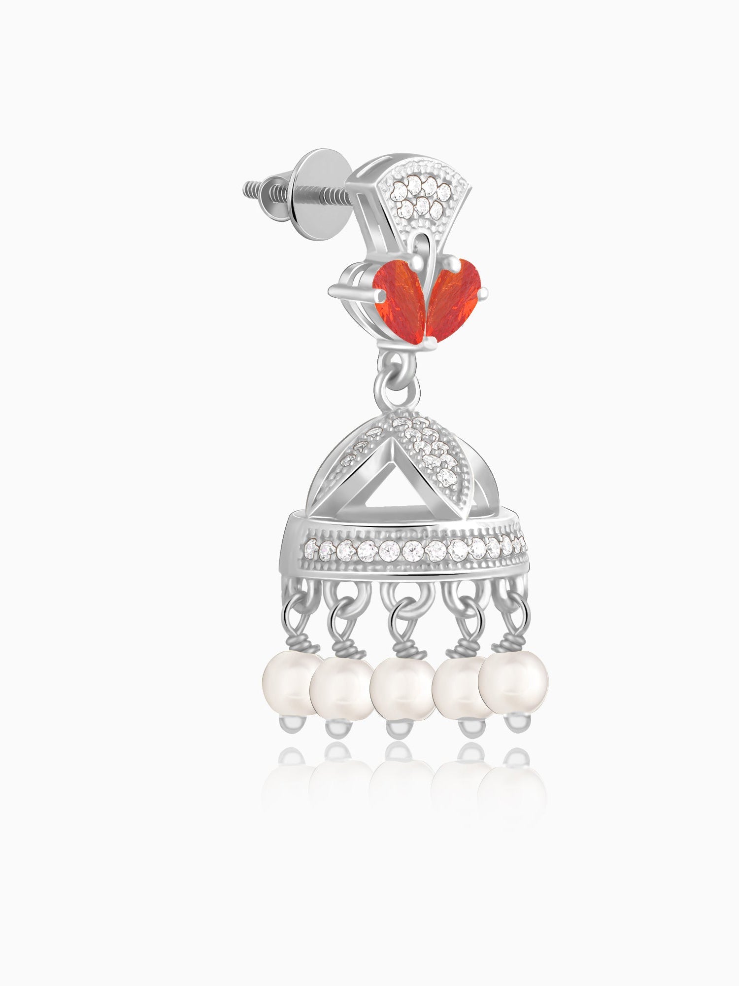 Silver Padmika Earrings