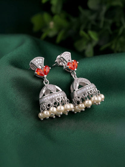 Silver Padmika Earrings