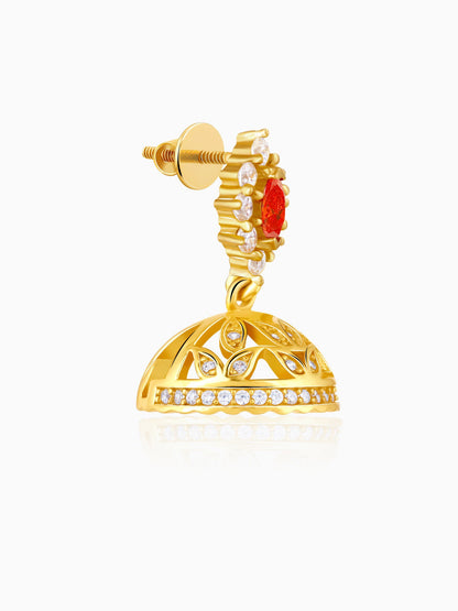 Golden Eirene Jhumki