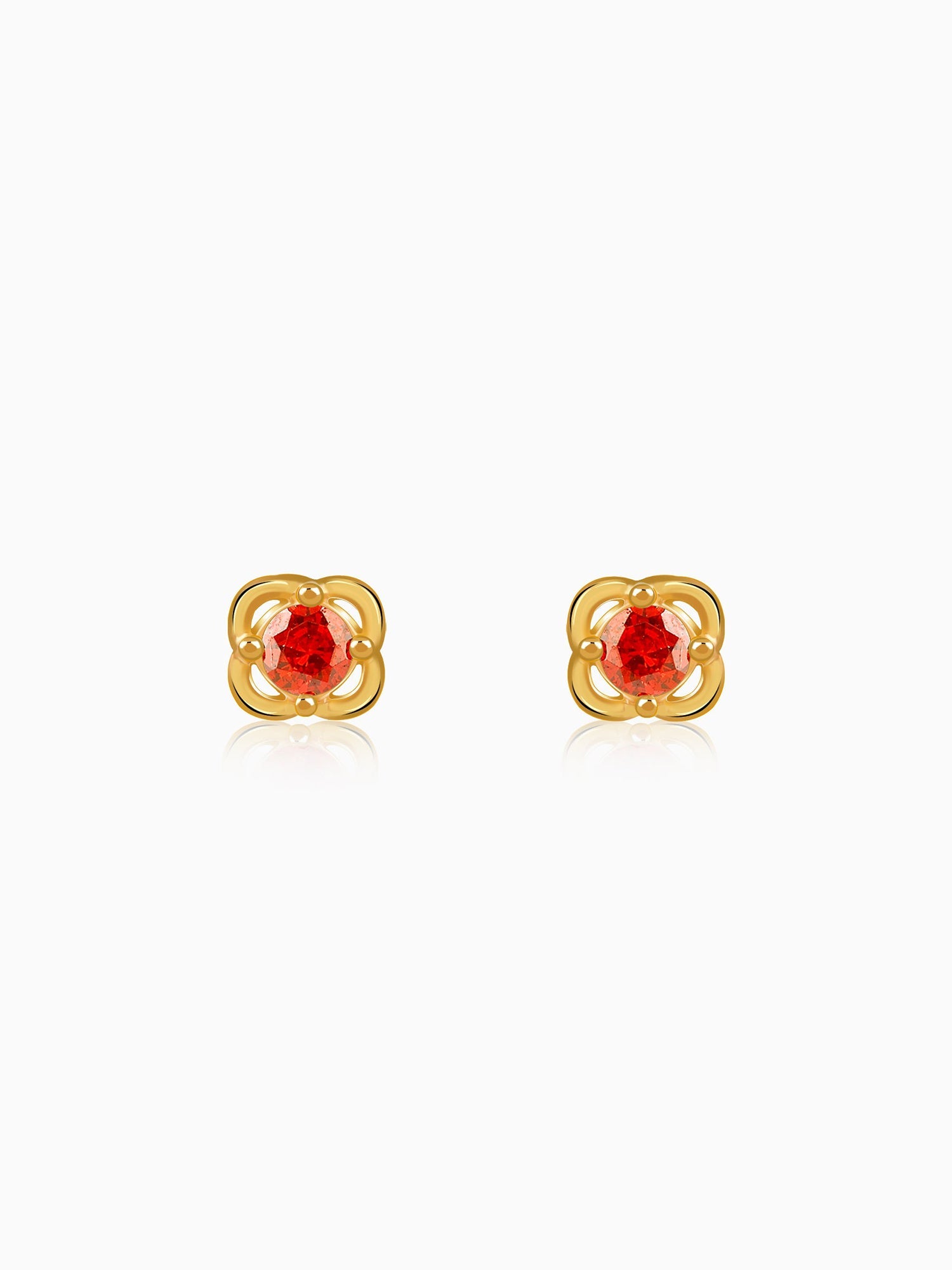Golden Frigg Stud Earrings