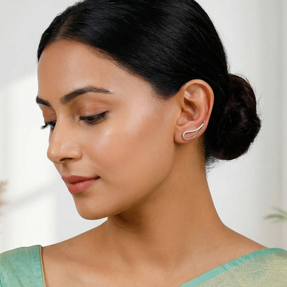 Silver Oshun Earrings (Clip On)