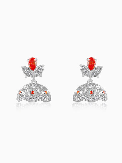 Silver Aphrodite Jhumki